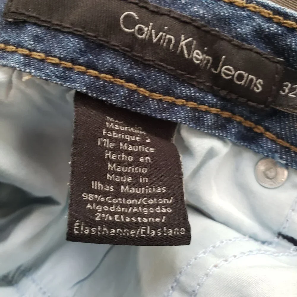 Vintage Calvin Klein Womens Jeans size 14 inseam 32 RN 36009 waist - Picture 7 of 12